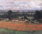 Claude Monet Field of Poppies,Giverny Spain oil painting artist